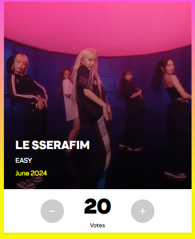 iLovePurple's tweet photo. 4 DIAS PRO FINAL DA VOTAÇÃO!!
VOTOS + TAGS PRO LE SSERAFIM
link: https://t.co/SODdDn0vIh
#LESSERAFIM_FOR_VMAS #VMAs_With_Lesserafim #LE_SSERAFIM
@le_sserafim https://t.co/pqvcG5dLJF