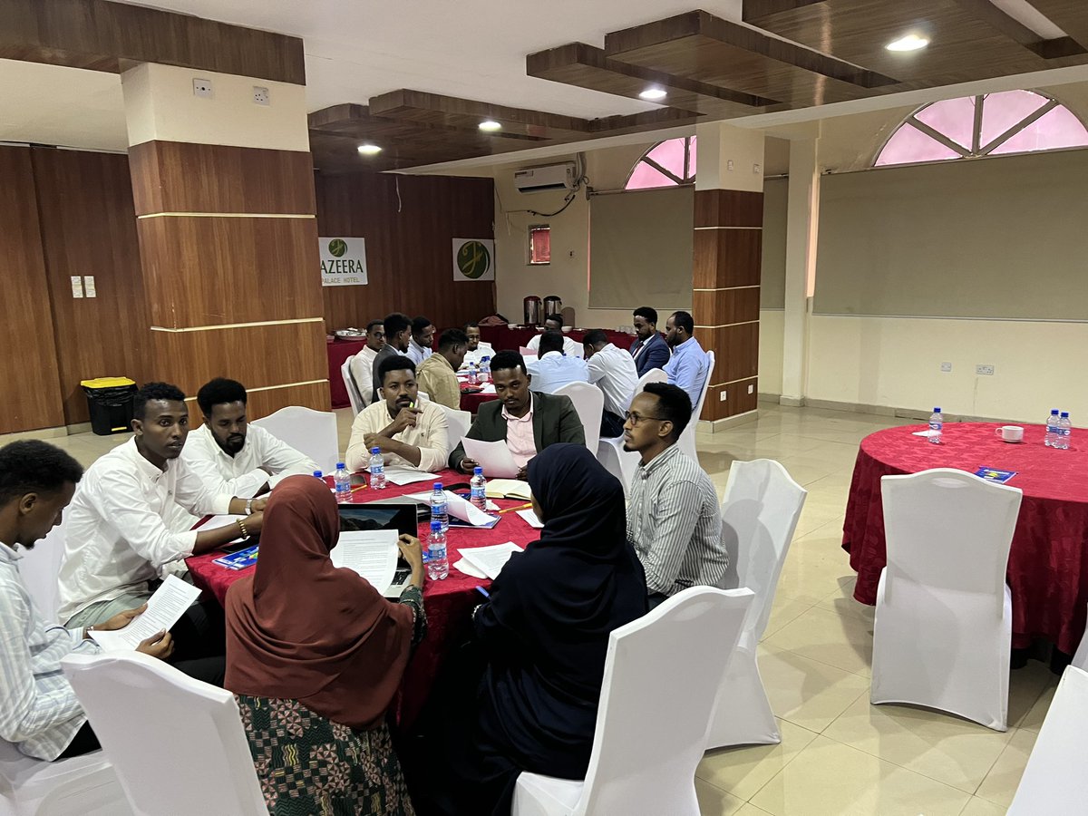 Today, we held a validation workshop for the Judiciary of Somalia. We presented to the participants a unified, result-oriented, forward-looking, &amp; citizen-centered communication strategy that aims to increase public awareness about the judiciary's mandate, functions, &amp; position..