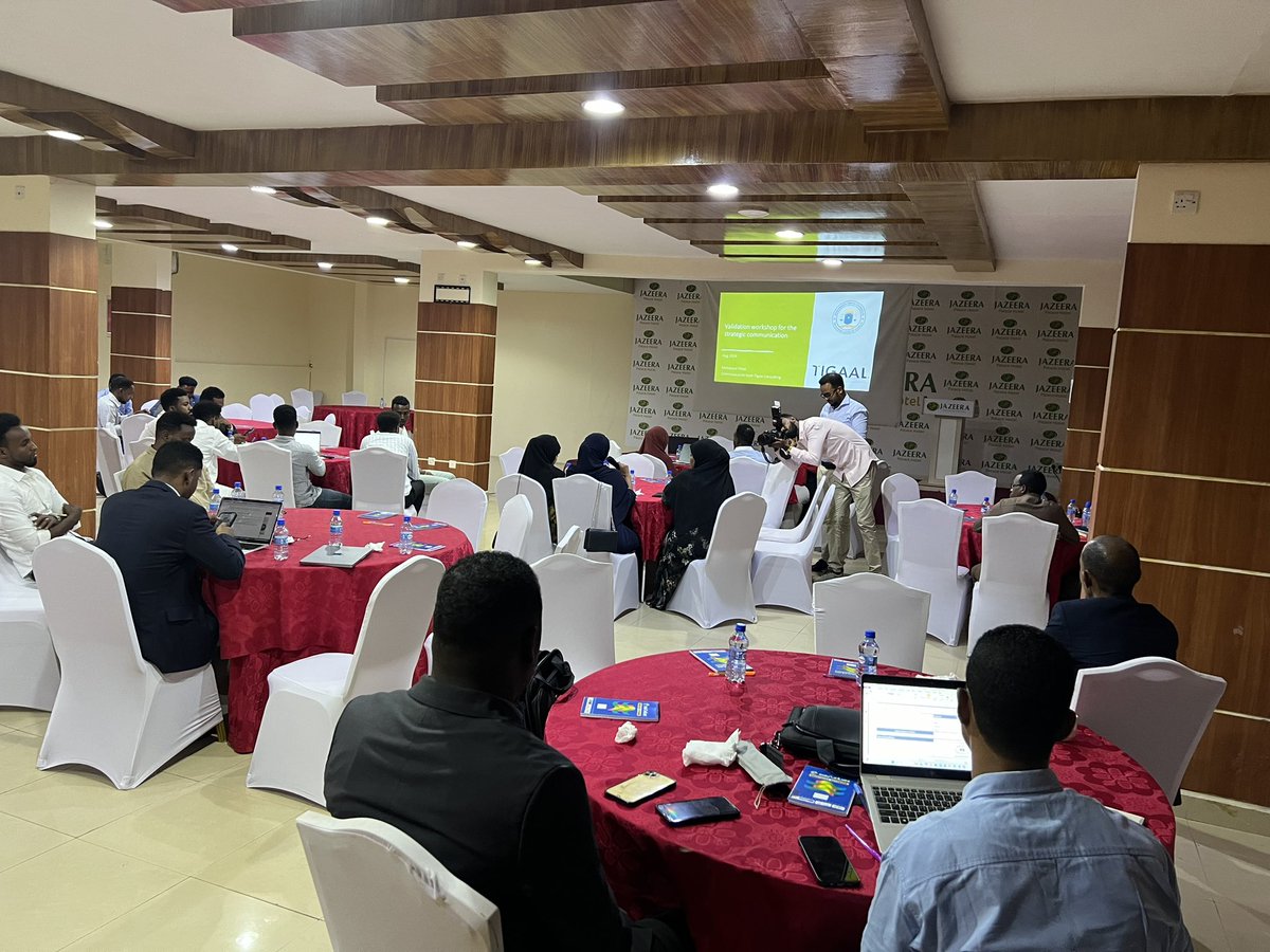 TigaalConsult's tweet photo. Today, we held a validation workshop for the Judiciary of Somalia. We presented to the participants a unified, result-oriented, forward-looking, &amp; citizen-centered communication strategy that aims to increase public awareness about the judiciary's mandate, functions, &amp; position.. https://t.co/IcTOsa0FH7