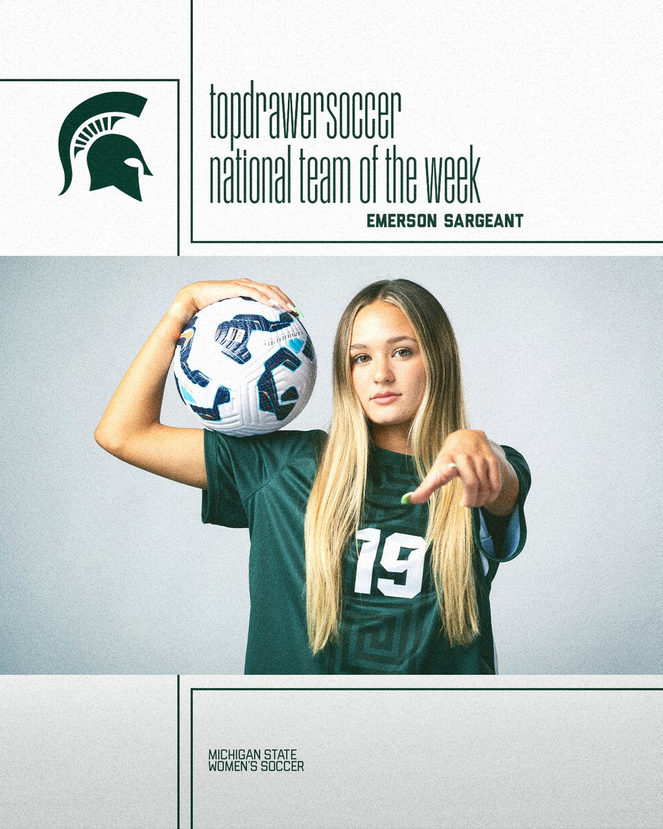After three assists last week, Emerson Sargeant has earned a spot on the <a href="/TopDrawerSoccer/">TopDrawerSoccer</a> National Team of the Week! 🙌

Her 2024 assist total (4) currently ranks second in the NCAA 👑

#GoGreen