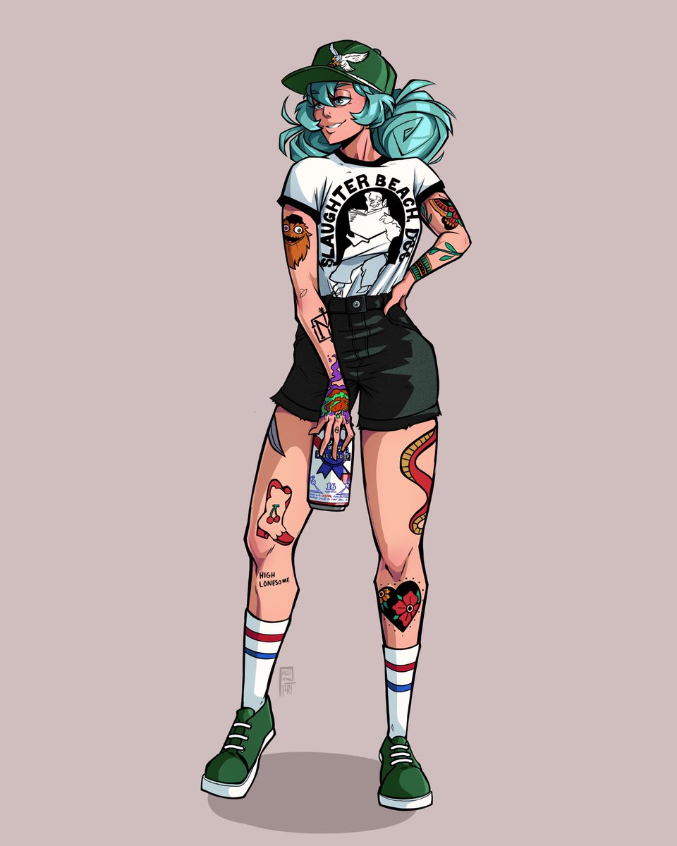 patmakesart's tweet photo. Philly Miku https://t.co/3KcHhXlu7I
