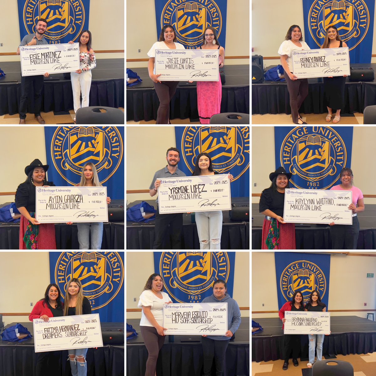 We congratulate the recipients of full-ride scholarships - HU Soar, Dreamers, Act Six and Moccasin Lake Foundation Scholarships.