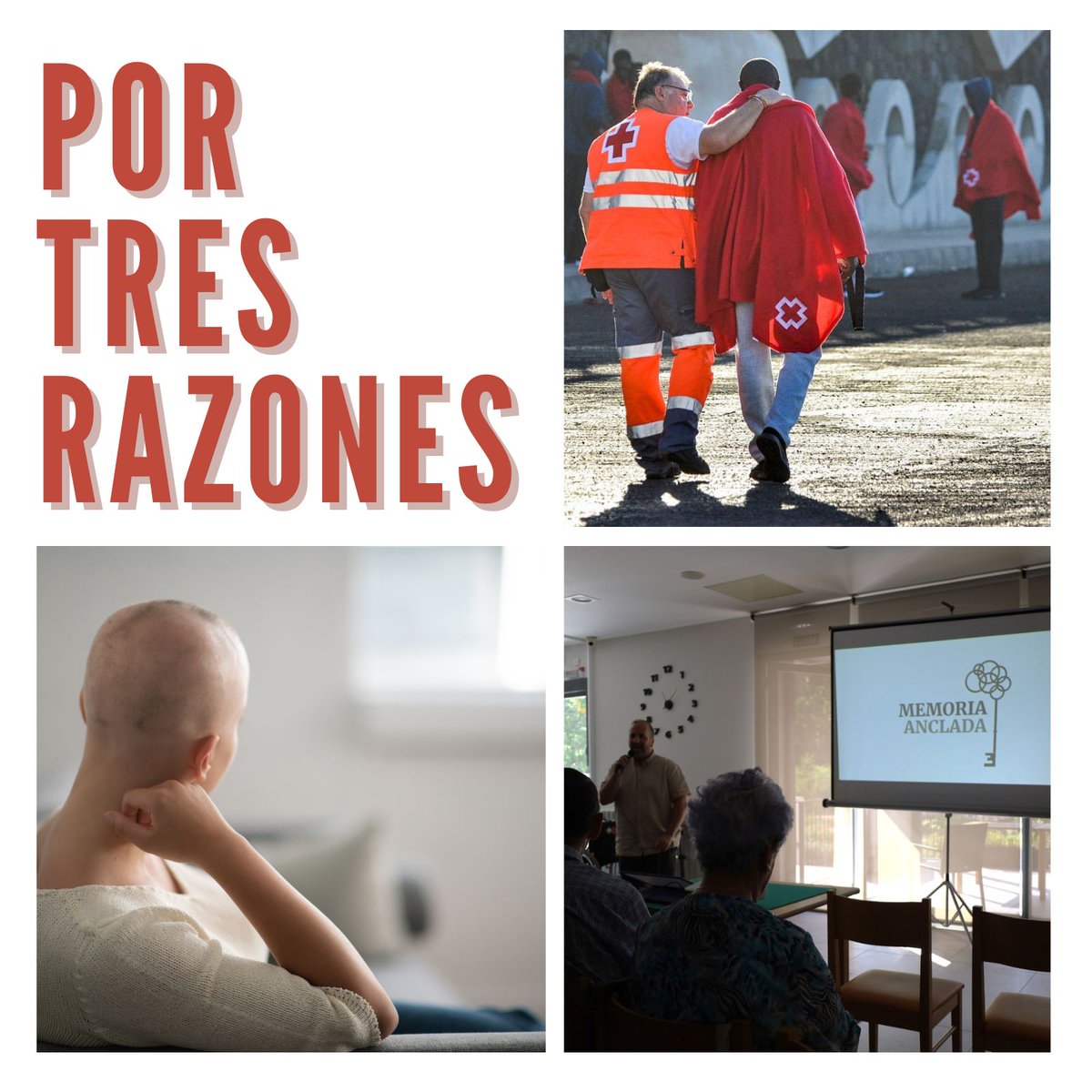 Por tres razones (@x3razonesrne) on Twitter photo 📻¡Arrancamos!
🛟 30 años del primer cayuco en Canarias <a href="/CruzRojaEsp/">Cruz Roja Española</a>
🏥Solución a la alopecia de la quimio
🎬'Memoria Anclada' <a href="/resisanjeronimo/">Fundación San Jeronimo</a>
⚽️Clubes y futbolistas jóvenes, ¿siguen unidos?
🔴DIRECTO rtve.es/audio
▶️PODCAST rtve.es/radio/por-tres… 📻¡Arrancamos!
🛟 30 años del primer cayuco en Canarias <a href="/CruzRojaEsp/">Cruz Roja Española</a>
🏥Solución a la alopecia de la quimio
🎬'Memoria Anclada' <a href="/resisanjeronimo/">Fundación San Jeronimo</a>
⚽️Clubes y futbolistas jóvenes, ¿siguen unidos?
🔴DIRECTO rtve.es/audio
▶️PODCAST rtve.es/radio/por-tres…