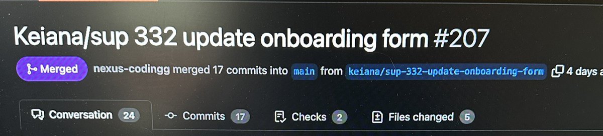 Nexus_Coding's tweet image. y’all it’s really starting to sink in that last week, i shipped my first impactful PR at a company after 4 years of being in tech 🥺
ty @royanger for helping me get it done! 😤