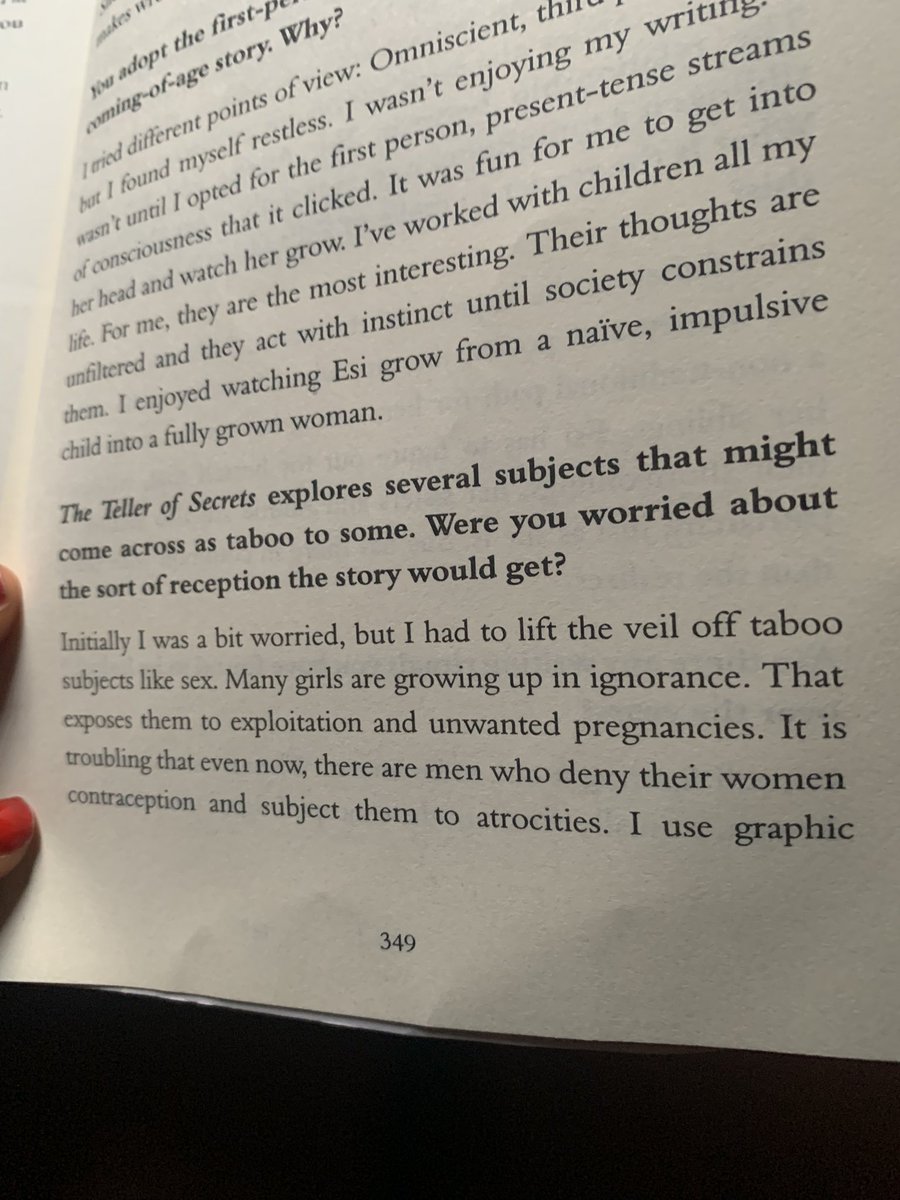 DrAffectionate's tweet image. Finally got to complete this book, “The Teller of secrets by Bisi Adjapon.
All I can say is that it was a good read thanks @thereadershut @dglasses_girl for making me read African books.
Yenyenyen