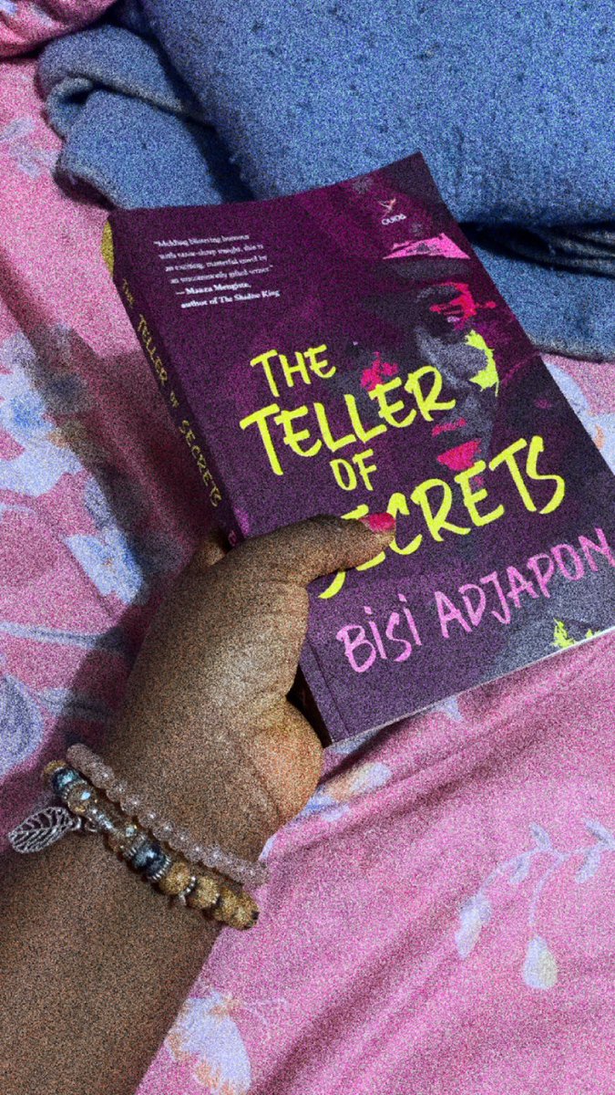 DrAffectionate's tweet image. Finally got to complete this book, “The Teller of secrets by Bisi Adjapon.
All I can say is that it was a good read thanks @thereadershut @dglasses_girl for making me read African books.
Yenyenyen