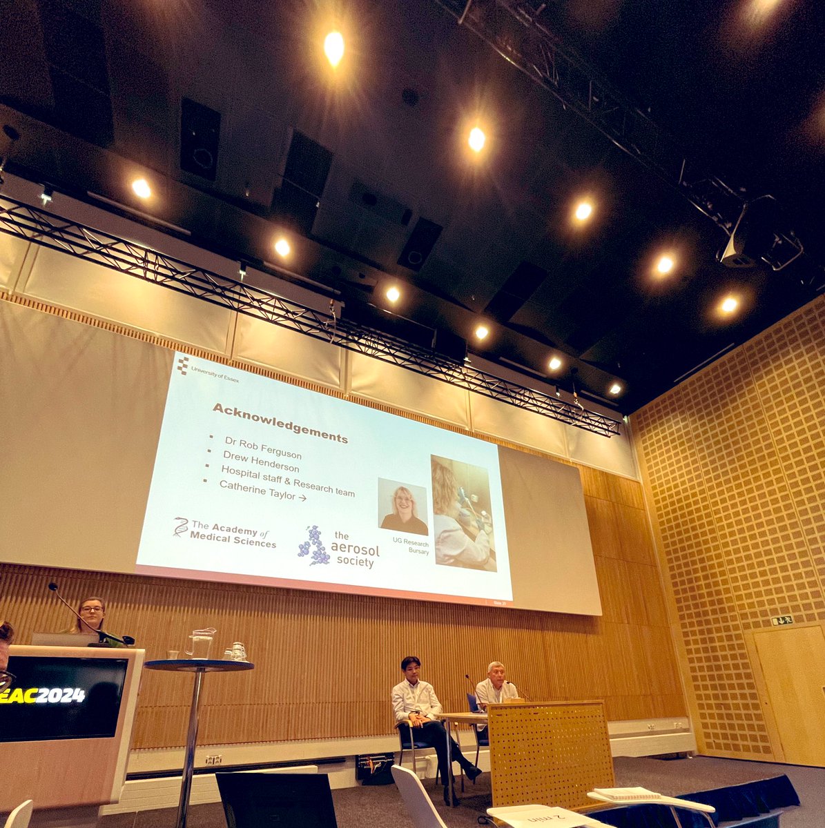 Dr Steven Campbell (@stevejcampbell_) on Twitter photo Great first few days at #EAC2024 ! Few members of <a href="/ERGAerosol/">ERG Aerosol Science @ Imperial College London</a> already delivered some great talks. First session discussing human exposure and health studies chaired by our very own <a href="/mikeghedges/">Mike Hedges</a> <a href="/ERGAerosol/">ERG Aerosol Science @ Imperial College London</a> Great first few days at #EAC2024 ! Few members of <a href="/ERGAerosol/">ERG Aerosol Science @ Imperial College London</a> already delivered some great talks. First session discussing human exposure and health studies chaired by our very own <a href="/mikeghedges/">Mike Hedges</a> <a href="/ERGAerosol/">ERG Aerosol Science @ Imperial College London</a>