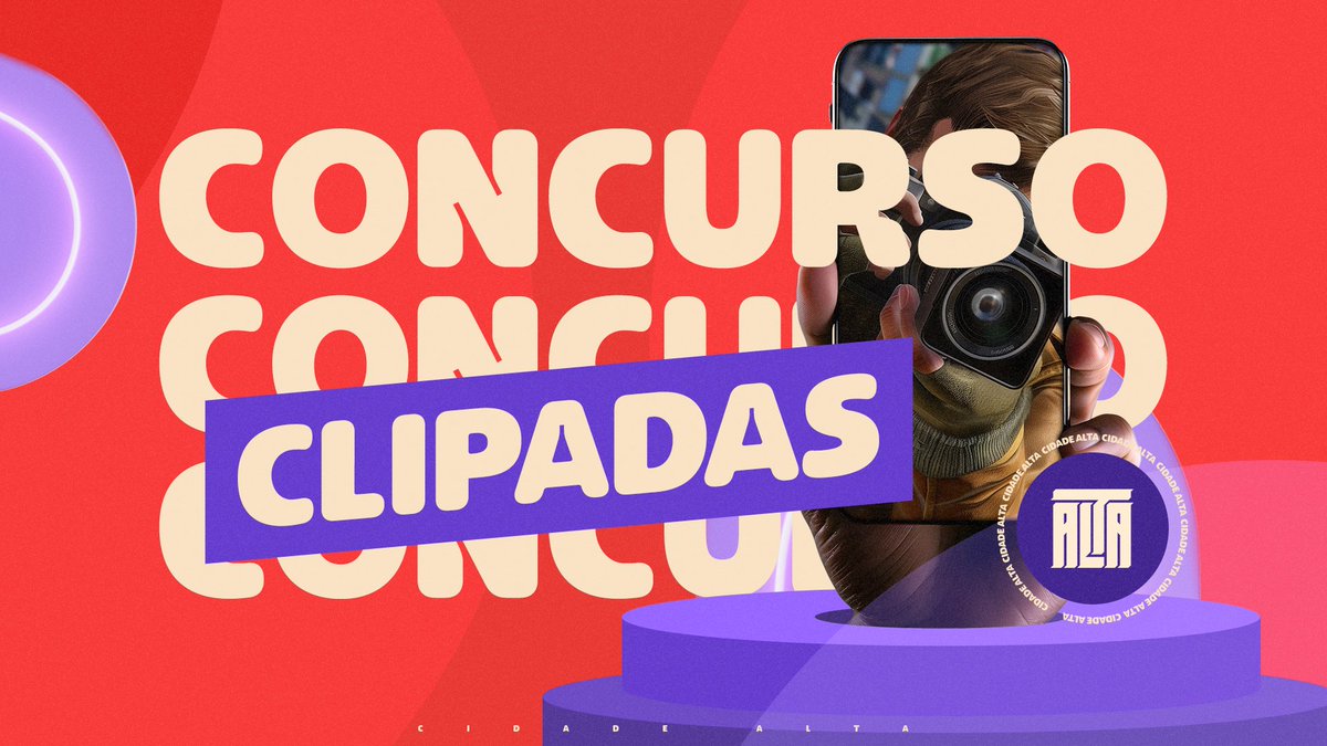 🚨 Última semana do concurso de clipadas🚨

Não se esqueçam de postar seu clipe usando a hashtag #clipecda para participar 

*Válido no Tiktok, Instagram, Twitter/X e na sala de clipes do nosso discord

Mais informações: 
discord.com/events/5199589…
