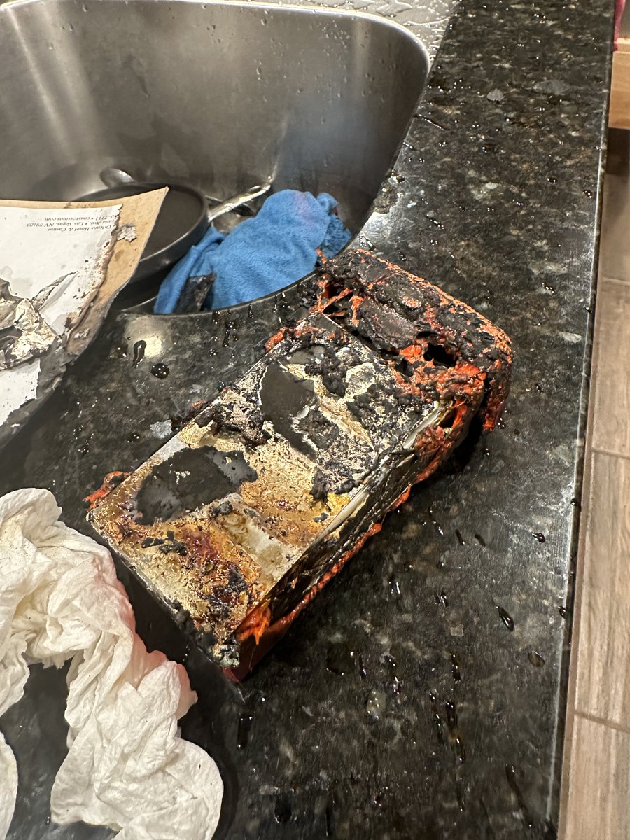 Who do I talk to about your battery almost burning down my house?  <a href="/AutelRobotics/">Autel Robotics</a> I was charging the battery on my kitchen countertop.  If I had not been in the nearby living room, my house would have burned to the ground.  The flame from the battery was high and intense.