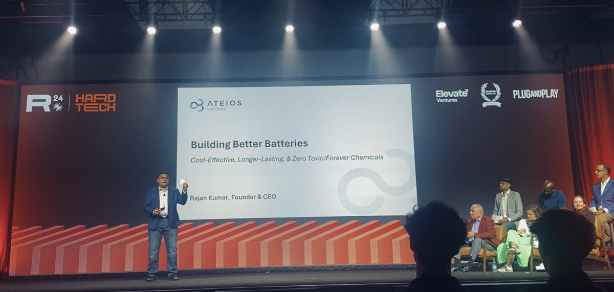 Ateios Systems (@ateiossystems) on Twitter photo 🚀 Our CEO, <a href="/RajanNano/">Rajan Kumar</a> , nailed the pitch at RALLY 2024 Innovation Conference!
Big thanks to Rally, <a href="/ElevateIN/">Elevate Ventures</a>, <a href="/Indiana_EDC/">Indiana Economic Development Corp.</a>, and judges for this opportunity! 🙌
#pitchperfect #indiana #rally2025 #batteries #manufacturing 🚀 Our CEO, <a href="/RajanNano/">Rajan Kumar</a> , nailed the pitch at RALLY 2024 Innovation Conference!
Big thanks to Rally, <a href="/ElevateIN/">Elevate Ventures</a>, <a href="/Indiana_EDC/">Indiana Economic Development Corp.</a>, and judges for this opportunity! 🙌
#pitchperfect #indiana #rally2025 #batteries #manufacturing