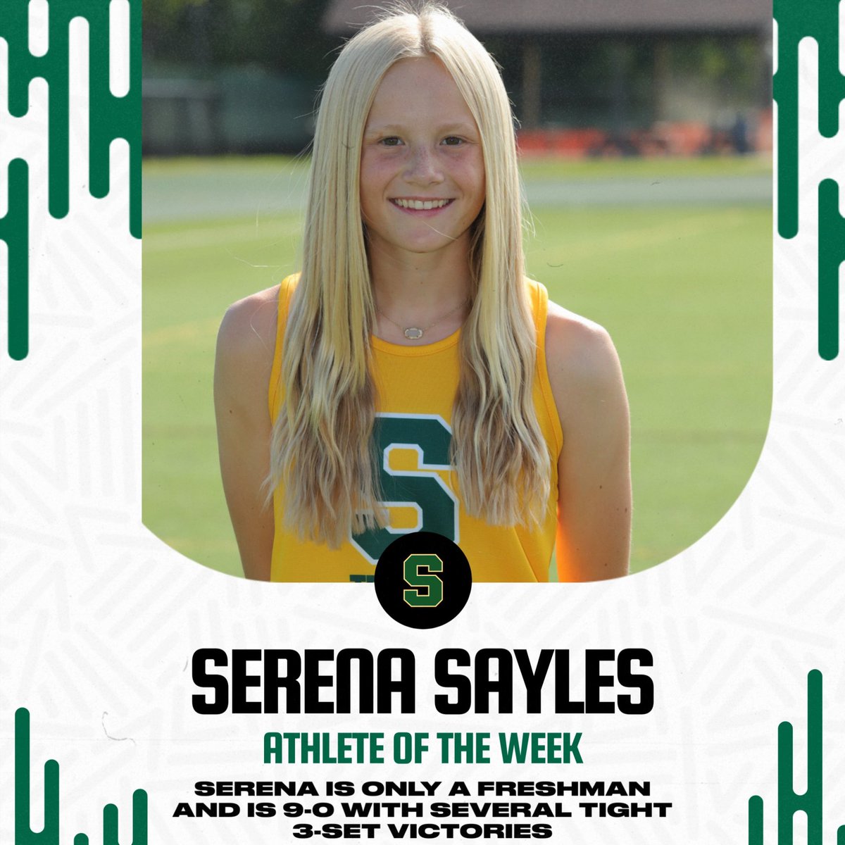 GoAvesAthletics's tweet photo. Congratulations to Tennis player Serena Sayles &amp; Soccer player Devin Mitchell for being this week’s Athlete of the Week! ✈️ https://t.co/c1e7j1weVf