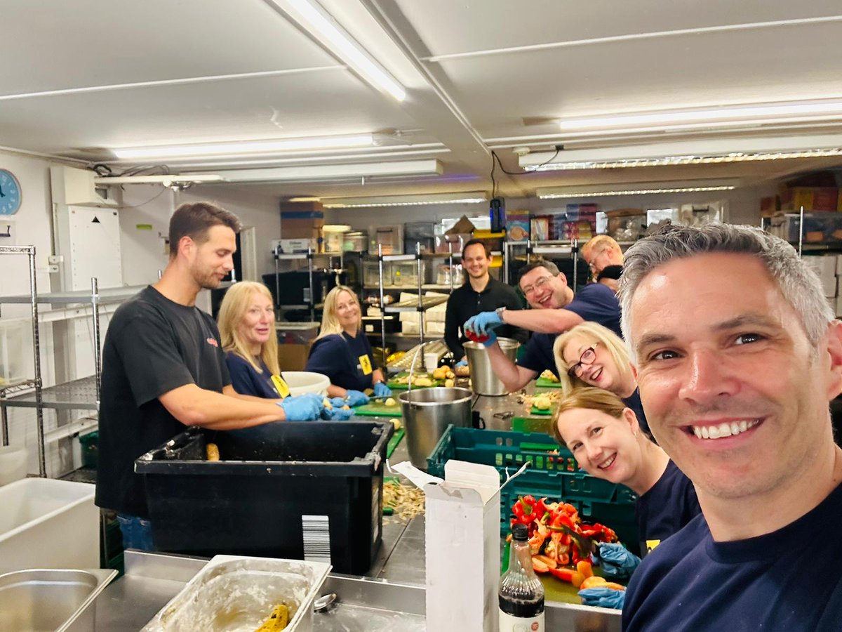 Last Wednesday, members of the RMP Exec, LST teams, and Pen Cyber spent the morning volunteering at Food for All. The "RMPeelers" prepped crates of carrots, peppers, courgettes, cabbage, and potatoes during a rewarding few hours of giving back to the community.

#StandingStrong