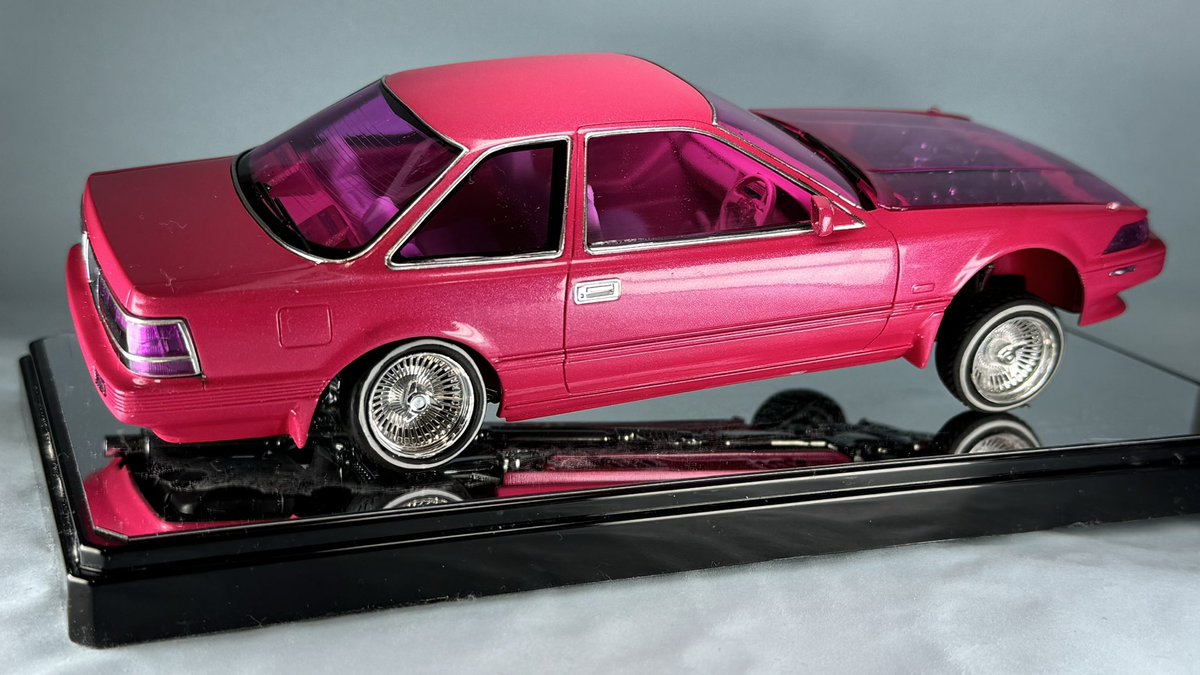 タミヤ 1/24 トヨタ ソアラ 3.0GT リミテッド 2台目完成しました