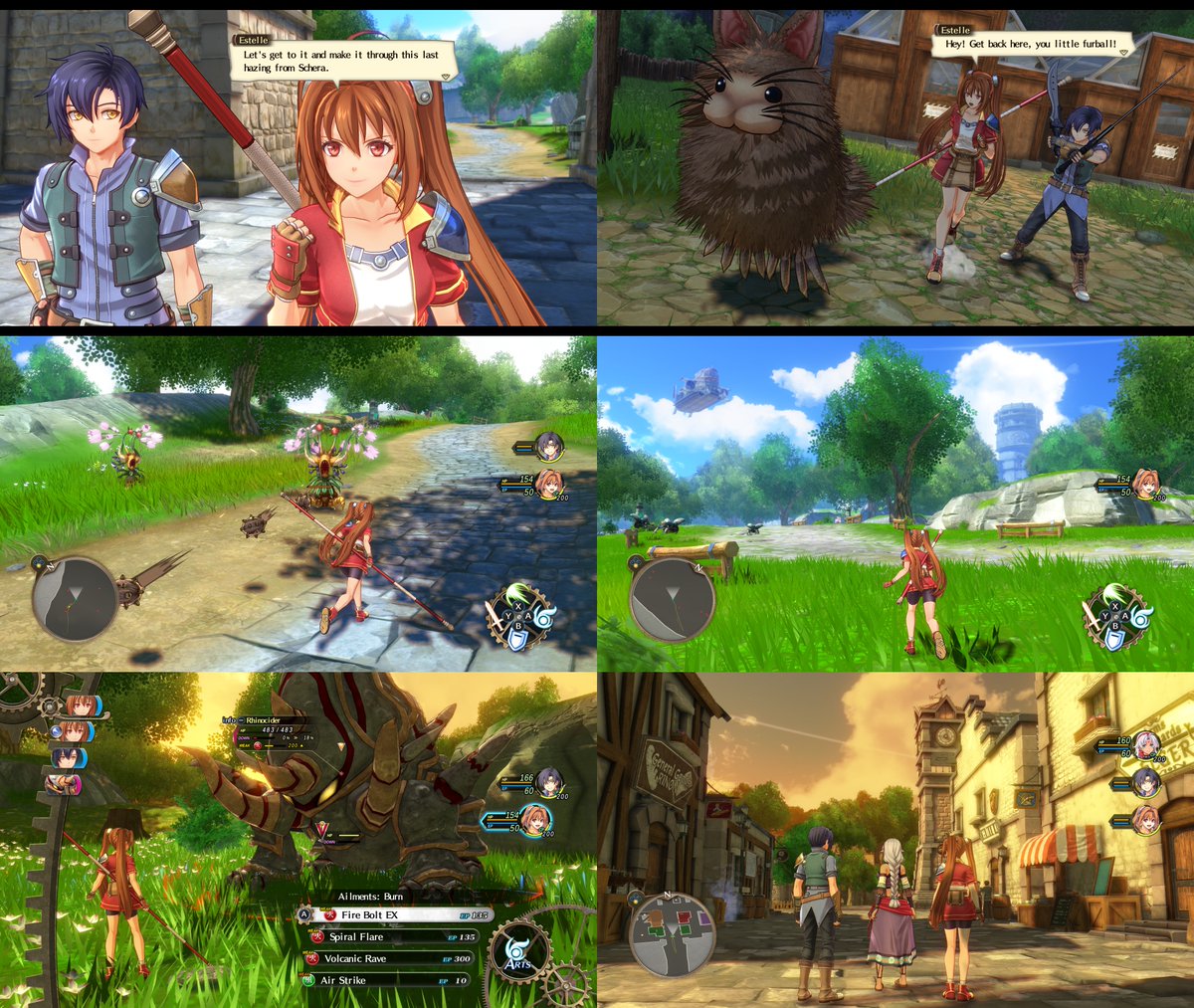 Stealth40k's tweet photo. The first English screenshots for Trails in the Sky the 1st Remake https://t.co/KSpPhNAWYr