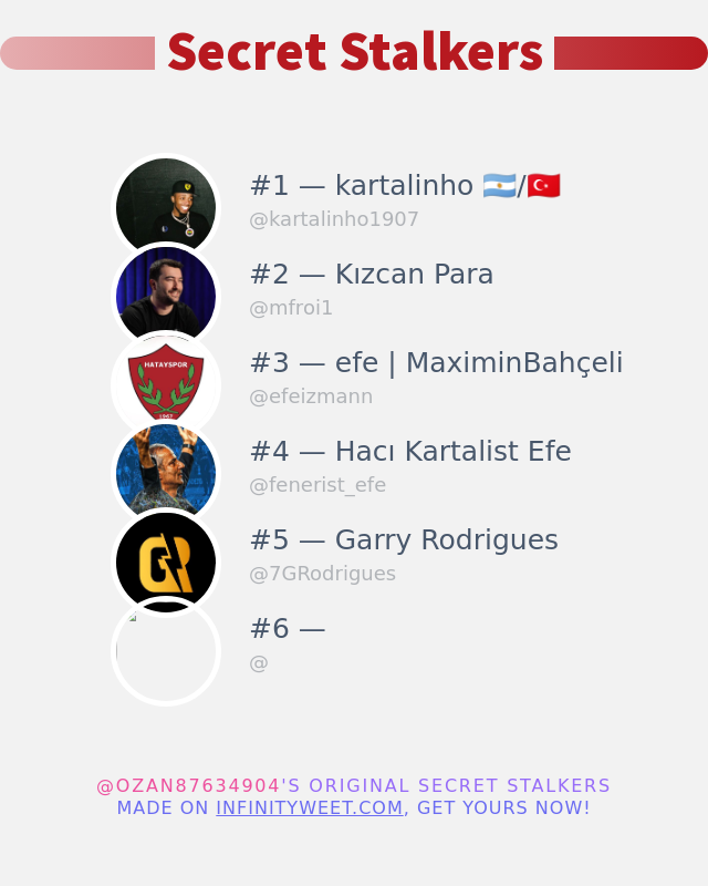 Twitter profilimi kimin ziyaret ettiğini keşfettim!

⠀➡️ infinityweet.me/secret-stalker…