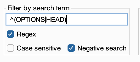Use this to quickly Filter-Out annoying request methods in Burp Proxy history.
#bursuite
