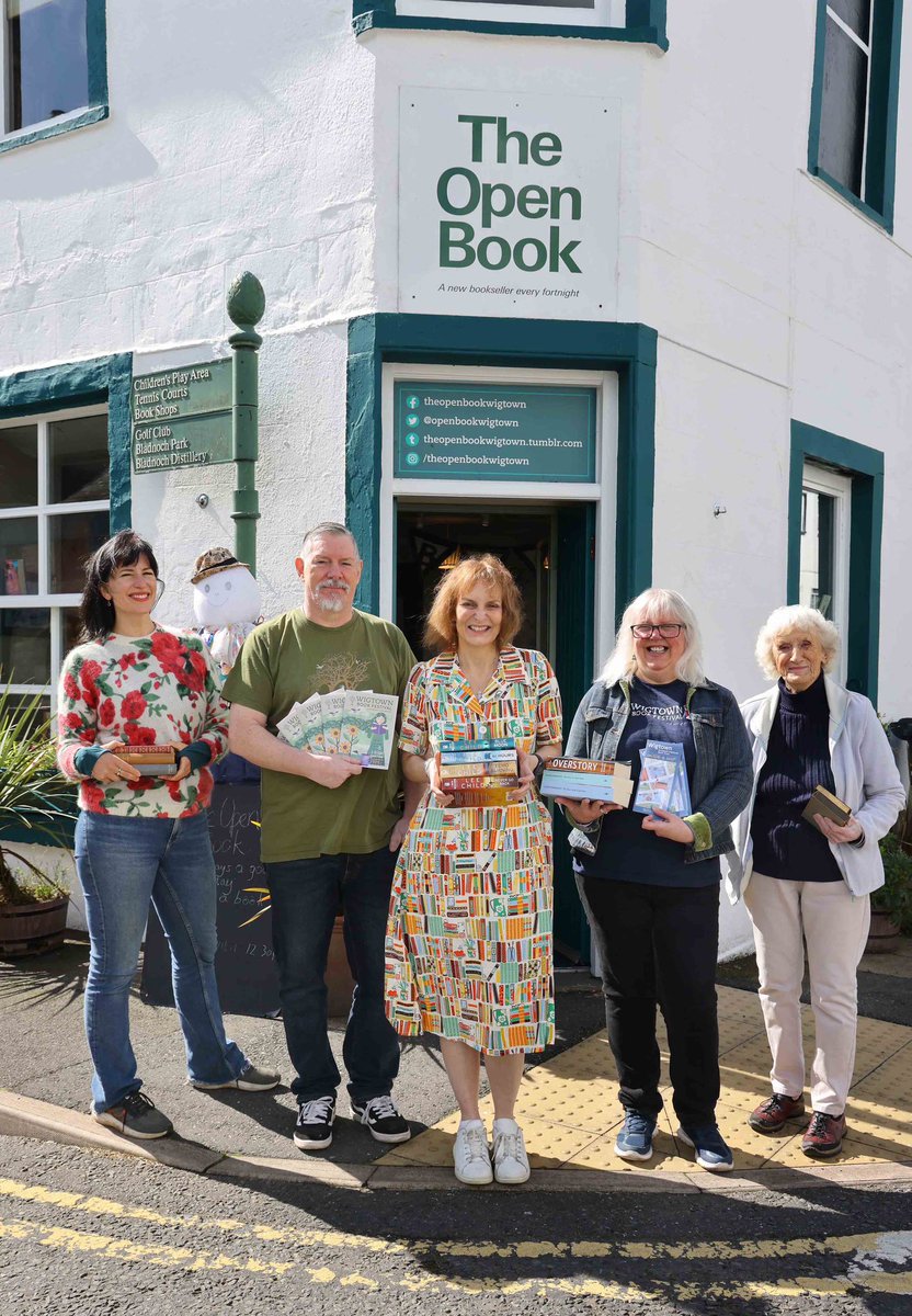 10 years ago today, we launched Wigtown’s Open Book - a holiday experience that encouraged visitors to run their own bookshop for a week in Scotland’s National Book Town. To say that it took off, is an understatement. 🧵
