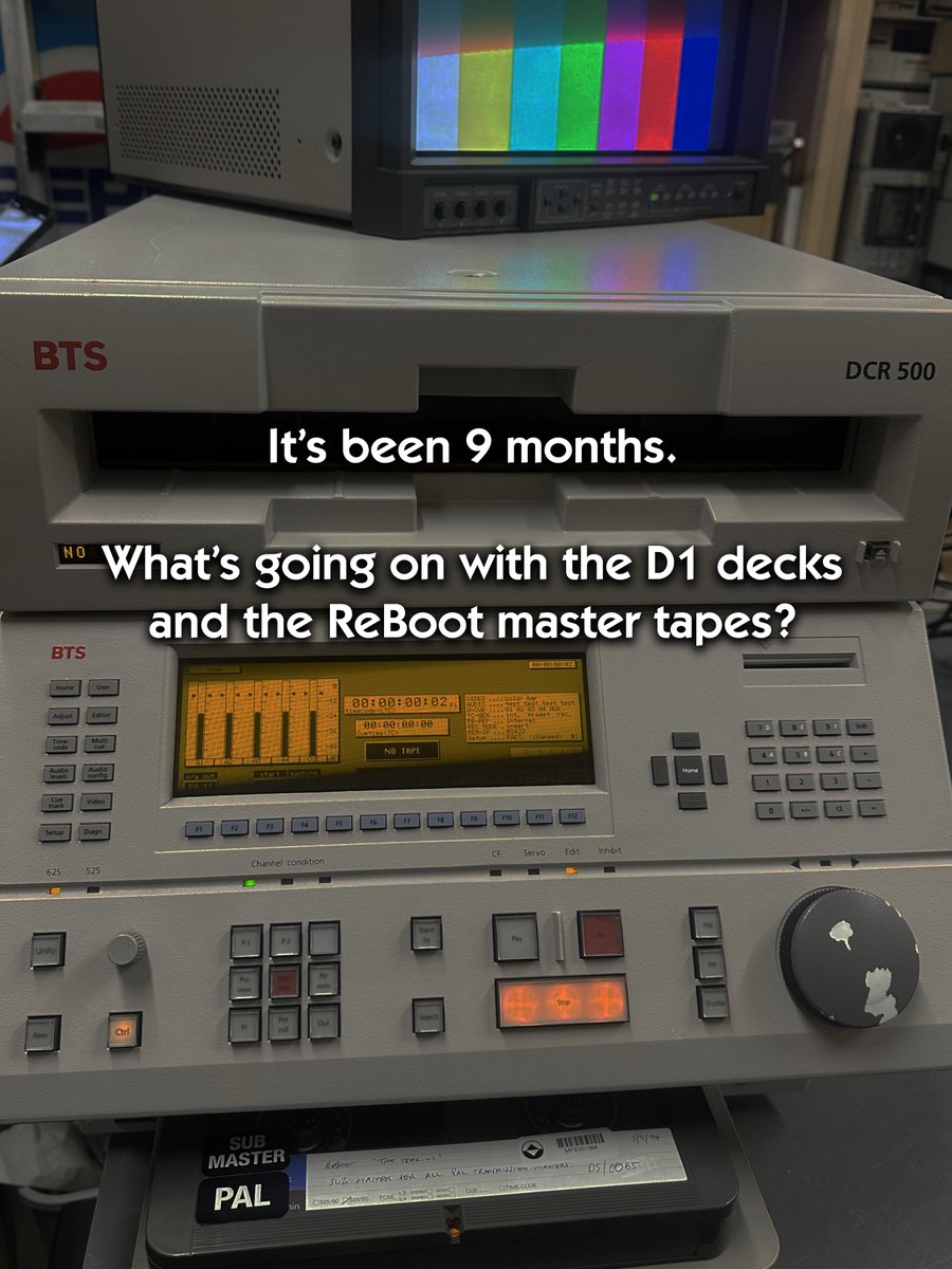 ReBootReWind's tweet photo. To anyone who's been watching our photos and the video we posted yesterday, I'm sure you have questions.
Here's some information on the D1 decks and the journey we've been on since December.
A thread ๐งต
#rebootrewind #reboot1994 #rebootcartoon https://t.co/gBtriQfCOS