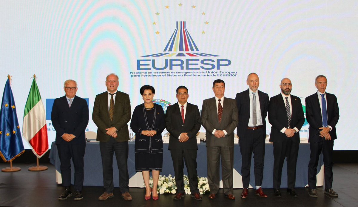 CorteNacional's tweet photo. Durante el evento, al que asistieron las autoridades de las instituciones del Estado que colaboraron con el proyecto, se presentaron los resultados del Programa #EURESP que tienen como objetivo mitigar los posibles efectos indirectos de la actual crisis penitenciaria y penal del país.