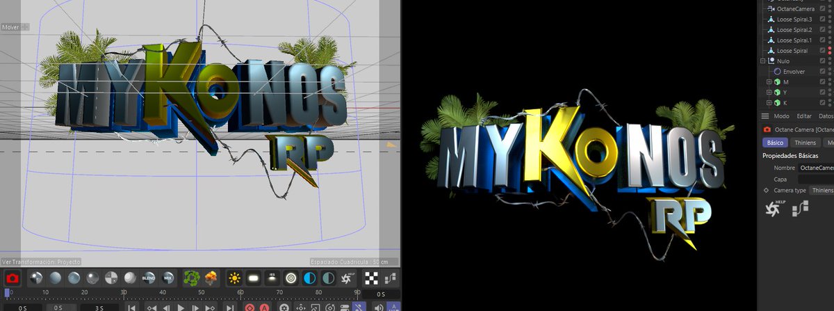 3D Logo en proceso para un clienteee👀