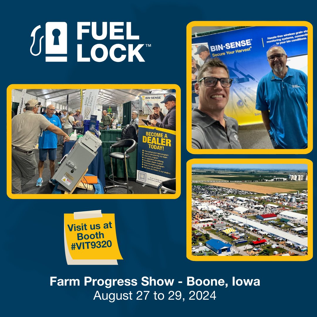 myfuellock's tweet image. We&apos;re at the @FPShow in Boone, Iowa! Stop by booth #VIT9320 to discover how you can protect your fuel with individual user access, real-time app alerts, and user-friendly fuel reports from anywhere. #fuellock #fuelmonitoring