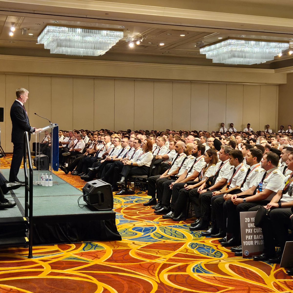 WestJetALPA's tweet image. &quot;After receiving so much support from you…the Air Canada Pilots... During our own contract negotiations last year, I’m telling you that WestJet pilots now are returning the favour… We’re behind you 100%.&quot; - Capt. Bernard Lewall, WJA MEC Chair

#WestJetPilots #ALPAPilots