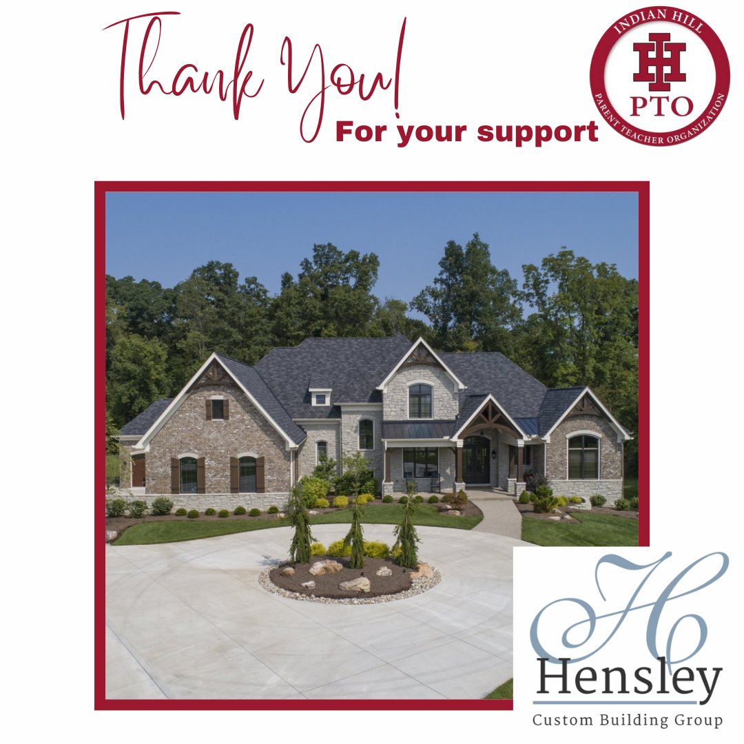Hensley Custom Building Group has been building custom homes since 1985 and has been serving our community for more than 40 years, building more than 100 homes within the IH Village. 
Thank you to Hensley Custom Building Group and their continued support!
hensleyhomes.com