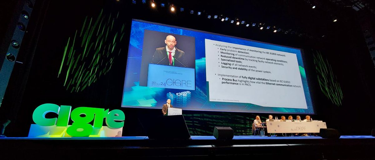 Conprove_eng's tweet image. Presentation of the First Contribution of the Special Reports on Network Monitoring - CIGRE 2024 Biennial - Paris, France!

#CIGRE #Paris #Conprove