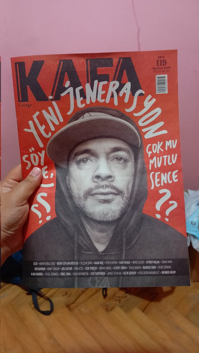dundennekaldi's tweet photo. Bu ay @kafadergisi nde Ceza röportajı var. Arşive eklenmeli. 
@ceza_ed https://t.co/qlvovfS7xd