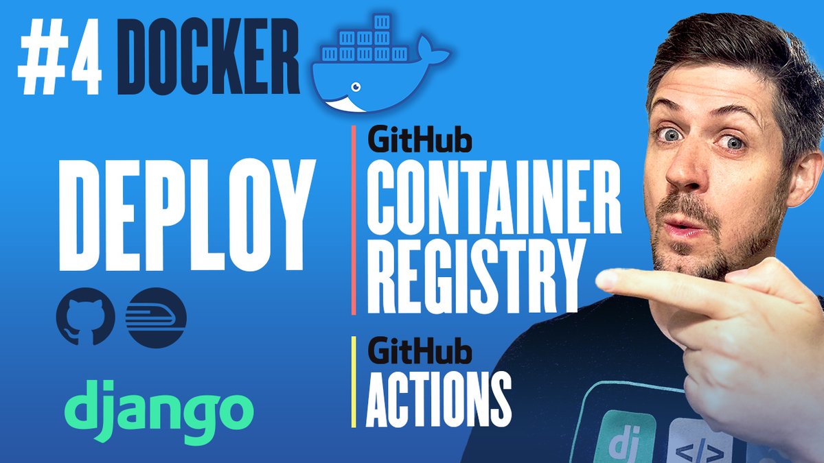 ajudmeister's tweet photo. Deploy dockerized app &amp; publish Docker Image w/
Github Container Registry (GHCR)
👉https://t.co/DJEtcm4PGg 

#docker #deploy #ghcr #github #containerregistry #django #python #containers #webdesigner #webdeveloper #webapp #Entrepreneur #programming #coding #tech #computerscience https://t.co/jshahT9Llm