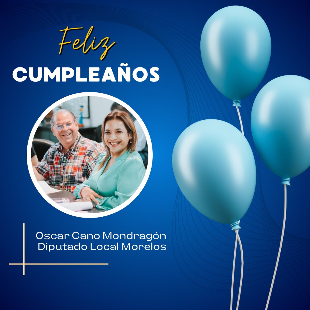 ¡Feliz cumpleaños, <a href="/OscarCanoMon1/">Oscar Cano Mondragón</a>! 🎉 Que este nuevo año de vida le traiga salud, felicidad y momentos inolvidables rodeado de sus seres queridos. ¡Mis mejores deseos! 🎂🎈