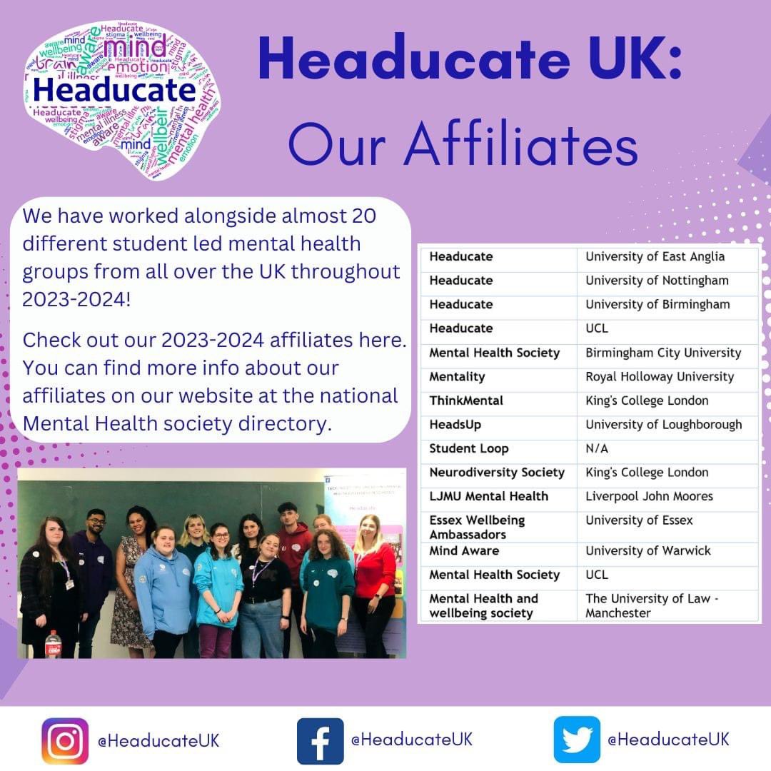 As we embark on a new year, Headucate UK is excited to reintroduce ourselves to our new followers &amp; Headucators!✨
Headucate UK is a national, registered charity (CIO reg no. 1197217) dedicated to representing &amp; supporting a vibrant network of student-led Headucate branches (1)🪡