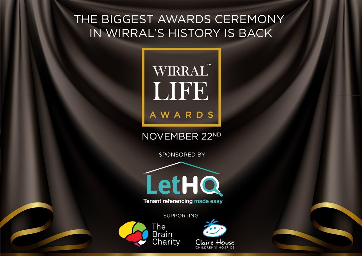 Wirral Life Magazine (@wirrallifemag) on Twitter photo The Wirral Life Awards are back - Entries now open 🙌
wirrallife.com/the-wirral-lif… The Wirral Life Awards are back - Entries now open 🙌
wirrallife.com/the-wirral-lif…