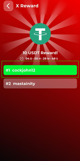 Here's the first winner: Hey <a href="/cockjohn12/">John Cock</a> looks like you're pretty fast. We sent you a message. Since it is your first experience, you may not understand some things. Let's get through this together! ISUS@TEAM