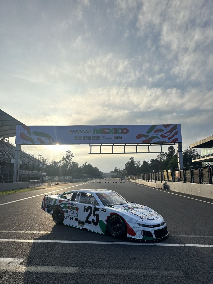 BenKennedy33's tweet photo. It’s official. The  NASCAR Cup Series is going international for the first points event since the 1950s and we’re going to Mexico City. The countdown now begins to June 15th weekend! https://t.co/hNgD3JyUGm