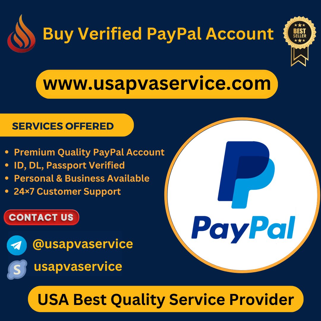 Buy Verified PayPal Account
#PayPal <a href="/PayPal/">PayPal</a> <a href="/AskPayPal/">Ask PayPal</a> #oldworldorder #NEW 

usapvaservice.com/product/buy-ve…