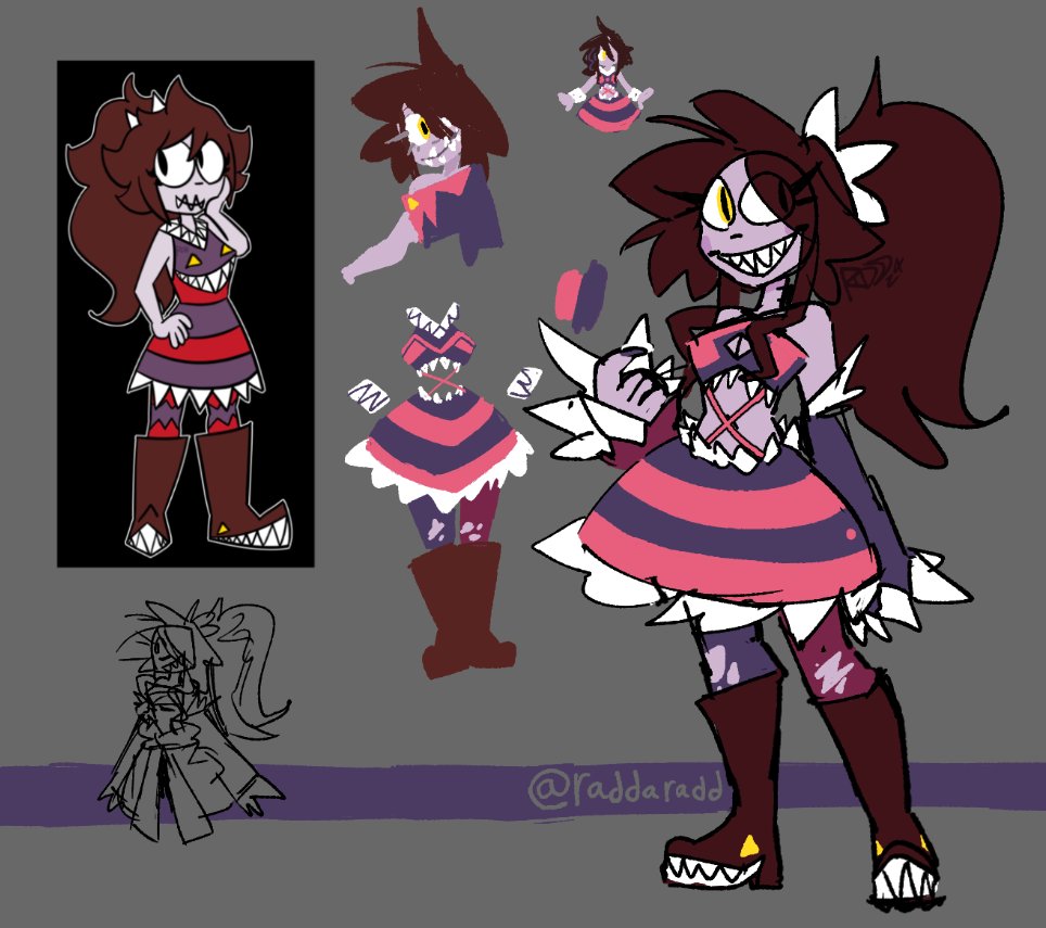 Raddaradd's tweet photo. Felt bold yesterday and decided to finally make a solid swing at redesigning Shen oops! https://t.co/aHd1HQHn6W