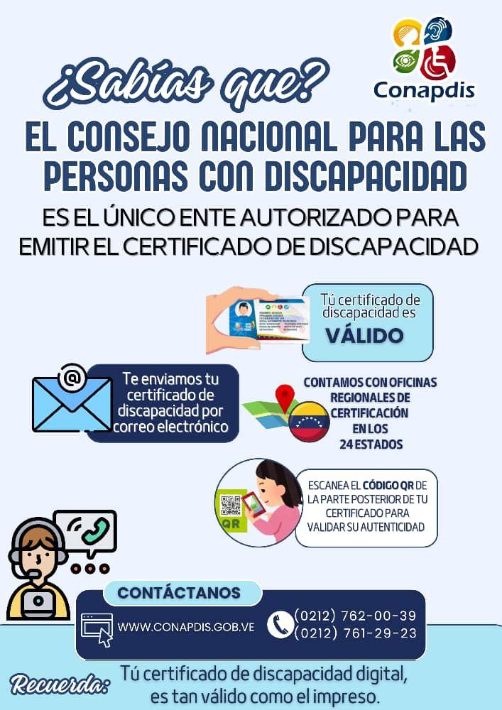 Conapdisvenezuelaoficial tweet media