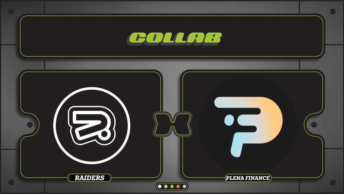 RaidersLab's tweet photo. RAIDERS   🤝 PLENA

We're thrilled to announce the collabration  with @PlenaFinance 

Together, we'll explore the advantages of PlenaFinance  , one of the most promising projects in the market.

🎁  Don't forget to Like + RT this post for a chance to win 1 GTD spot! We'll announce the winner within 24 hours.