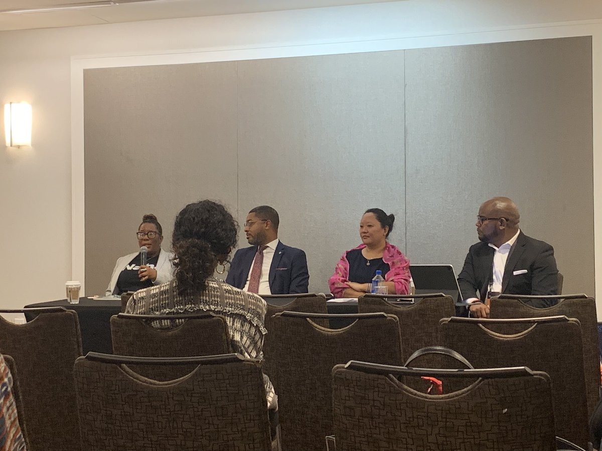 We out here talking about transportation for _all_ of us, after decades of decisions have resulted in our unsustainable, dangerous, and inaccessible transportation system, esp keeping behind Black and Brown folks. <a href="/letspropelatl/">Propel ATL</a> <a href="/USDOT/">U.S. Department of Transportation</a> <a href="/McKnightFdn/">McKnight Foundation</a> <a href="/policylink/">PolicyLink</a> #EquitySummit2024