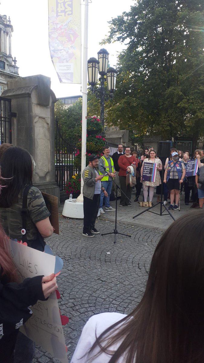 unitelgbt_ire's tweet image. Proud to support @ROSABelfast this evening
#ReverseTheBan
 #PubertyBlockers