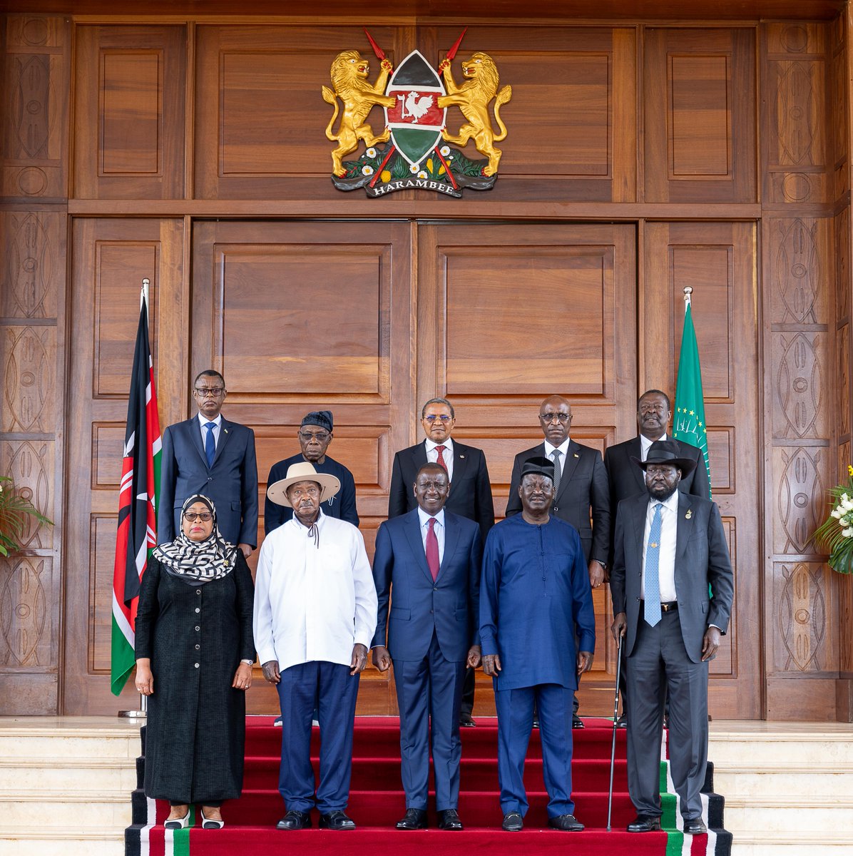 I extend my heartfelt gratitude to my fellow leaders from East Africa for joining us at State House, Nairobi, for the launch of Kenya's candidate; Hon. <a href="/RailaOdinga/">The Raila Odinga Amolo Foundation</a> for Chair of the African Union Commission. 

President <a href="/KagutaMuseveni/">Yoweri K Museveni</a> of Uganda, President <a href="/SuluhuSamia/">Samia Suluhu</a> of the