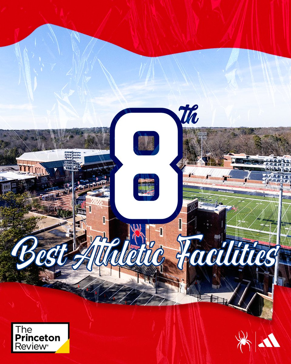 Richmond Athletics (@spiderathletics) on Twitter photo 🚨 Just in: The Princeton Review ranks the University of Richmond in the Top 10 for Best Athletic Facilities for the fourth straight year! 🏆 🕷️
#OneRichmond | <a href="/urichmond/">University of Richmond</a> ❤️💙 🚨 Just in: The Princeton Review ranks the University of Richmond in the Top 10 for Best Athletic Facilities for the fourth straight year! 🏆 🕷️
#OneRichmond | <a href="/urichmond/">University of Richmond</a> ❤️💙