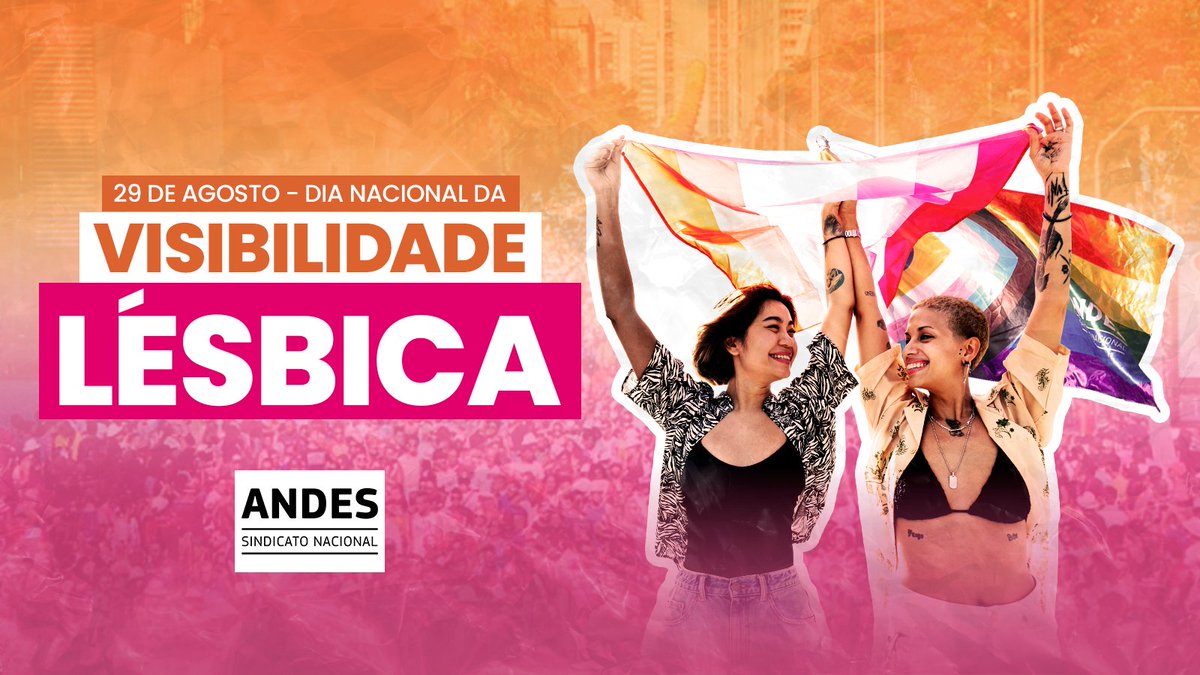 andessindicato's tweet photo. O Dia da Visibilidade Lésbica marca a resistência contra o padrão heteronormativo imposto pela sociedade, que normatiza as mulheres e desrespeita a diversidade existente nas orientações sexuais e identidades de gênero. https://t.co/erEMyykc1I