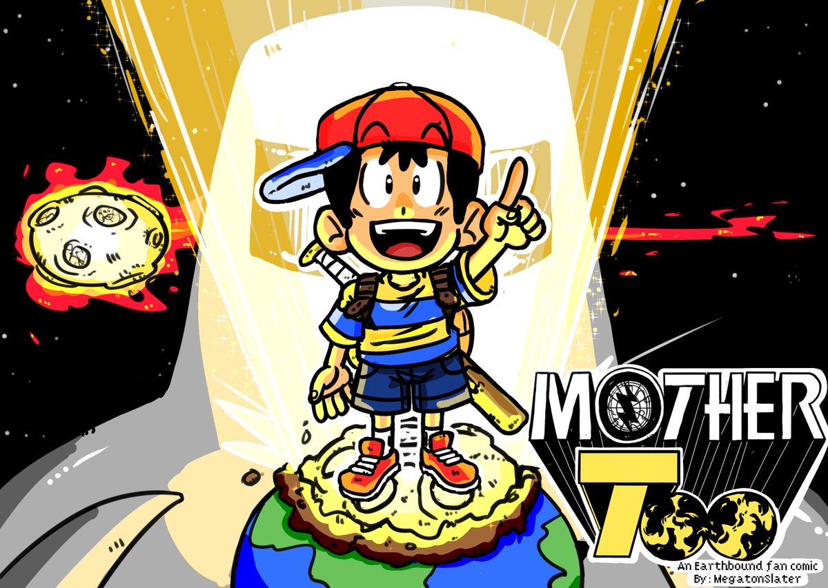 MegatonSlater's tweet photo. Happy 30th anniversary Earthbound what better way to celebrate by announcing I'm doing a Fan Comic! Follow for updates
#MOTHER2_30th #EarthBound https://t.co/xrwVjGyraR