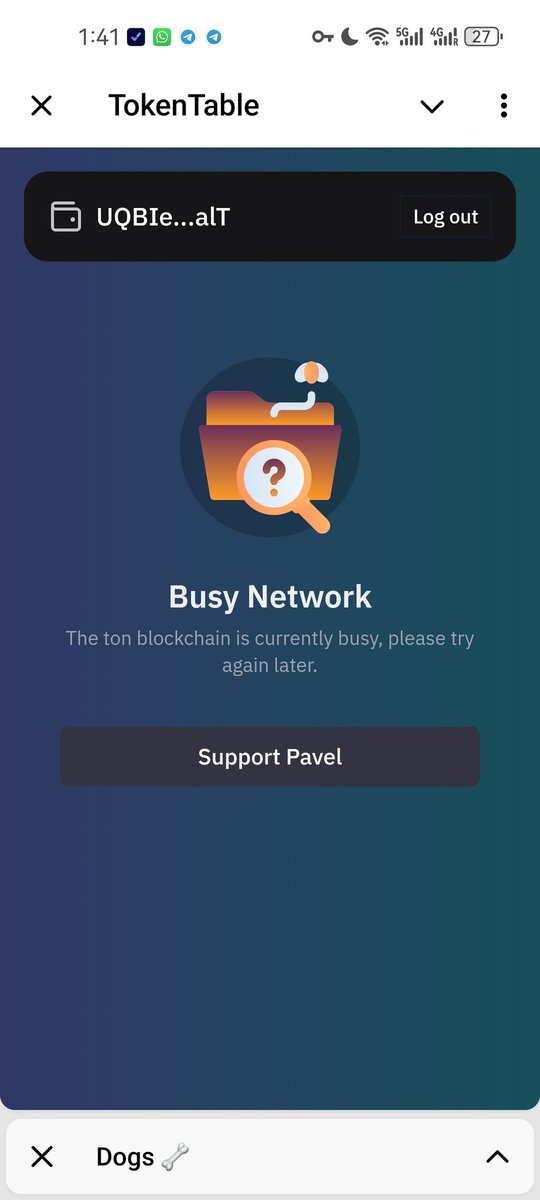 kelvinext's tweet image. I am still have trouble claiming my token.... Does any one have any idea on how to go about it 
#TokenTableTremendous #dogs