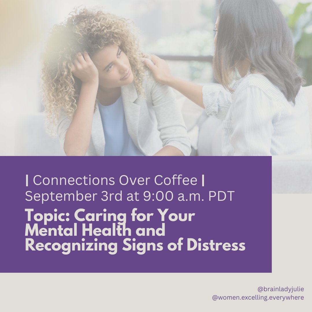 September’s Connections Over Coffee meeting topic will be “Caring for Your Mental Health and Recognizing Signs of Distress”. This free 30-minute session will equip you with essential tools to prioritize your mental health and support others in need! 

ybmuniversity.com/connections-ov…