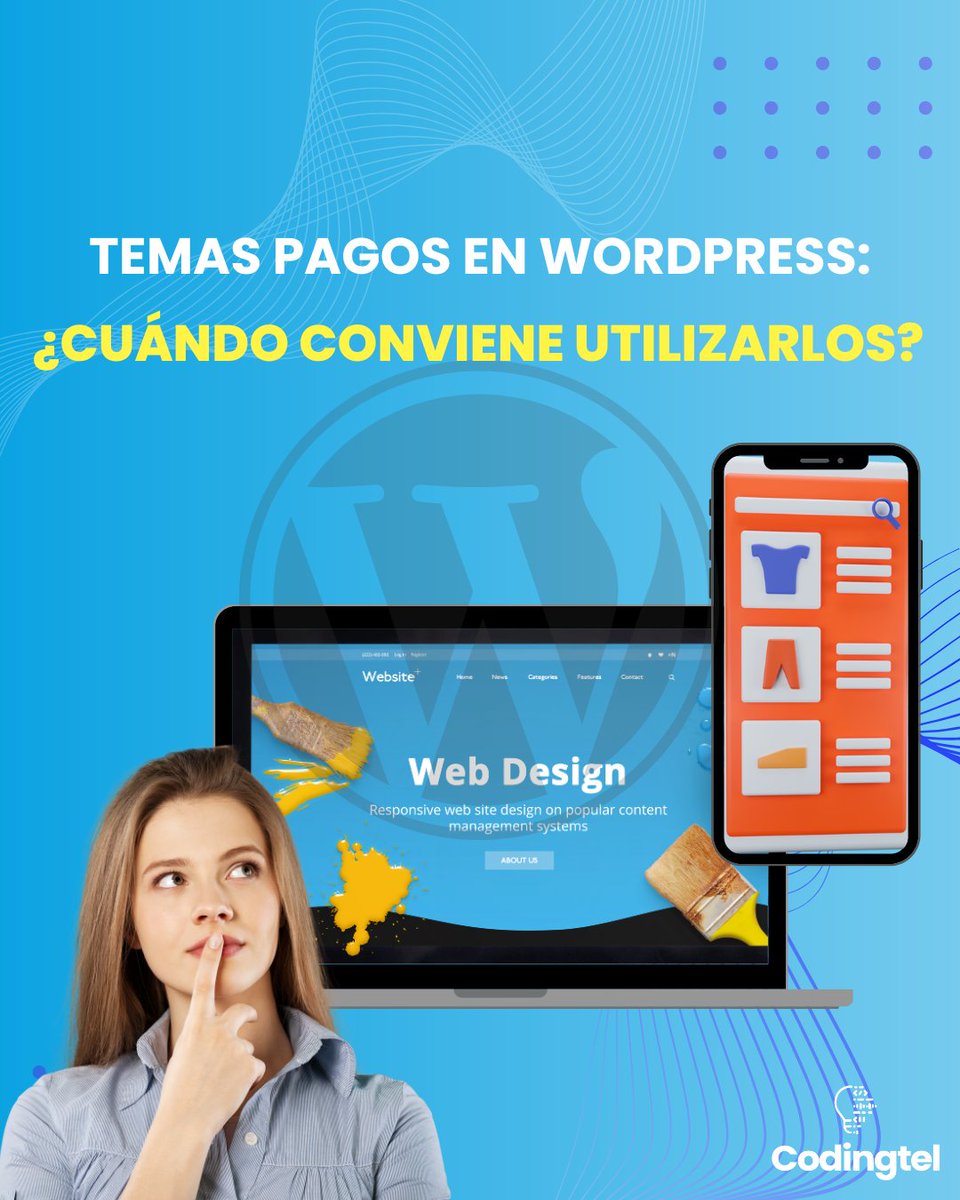 codingtel's tweet image. ¿Temas gratuitos o de pago en WordPress?Analiza cuándo conviene invertir en un tema premium: diseño exclusivo, funciones avanzadas y soporte técnico.O si los temas gratuitos pueden ser suficientes para sitios web sencillos y presupuestos ajustados
#WordPress #WebDesign #Codingtel