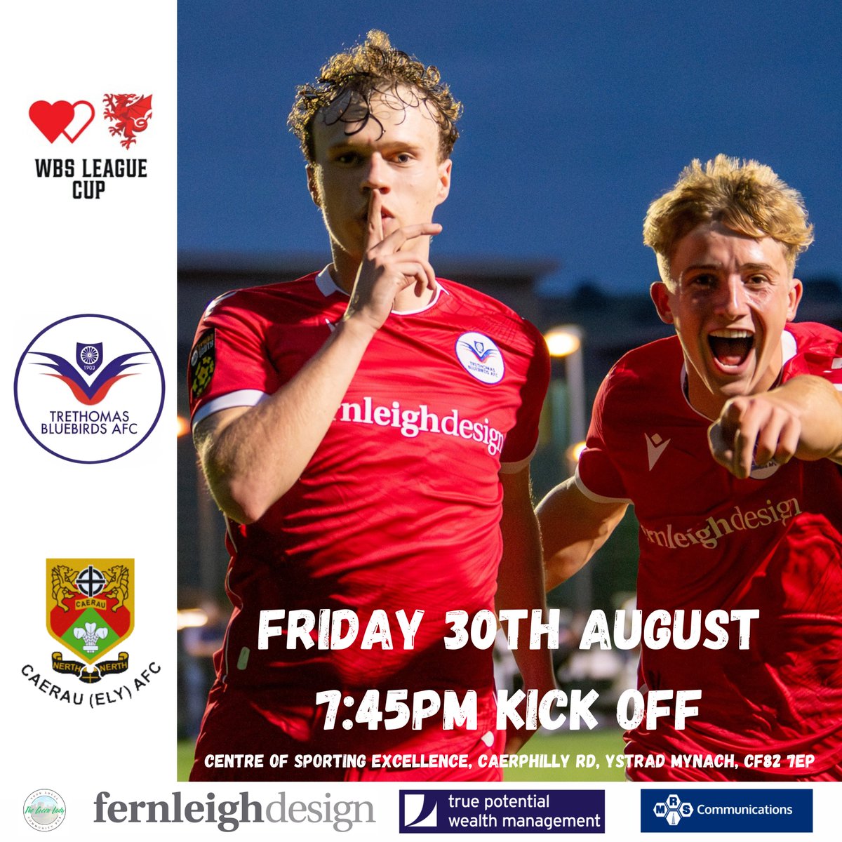 💙Welsh Blood Service League Cup💙
This Friday evening sees us take on Caerau Ely at the <a href="/CSEYstradMynach/">CSE Ystrad Mynach</a> for the second time in 5 days as we enter the first round of the league cup, a chance for us to continue our unbeaten start to the season and improve on the 2-2 result from