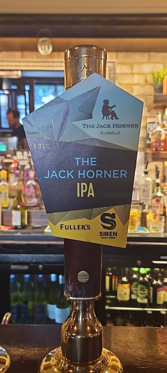New beer on tap The Jack Horner IPA 🍻
<a href="/SirenCraftBrew/">Siren Craft Brew</a>
#fullers #Siren